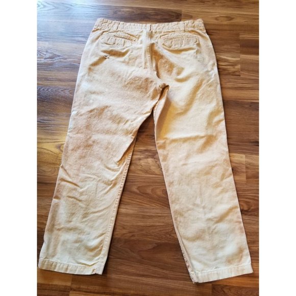 Northwest Territory tie-dye frosted bleach Dungarees  jeans Tan men's 36x30 - Picture 7 of 9